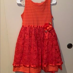Wore once and red orange dress